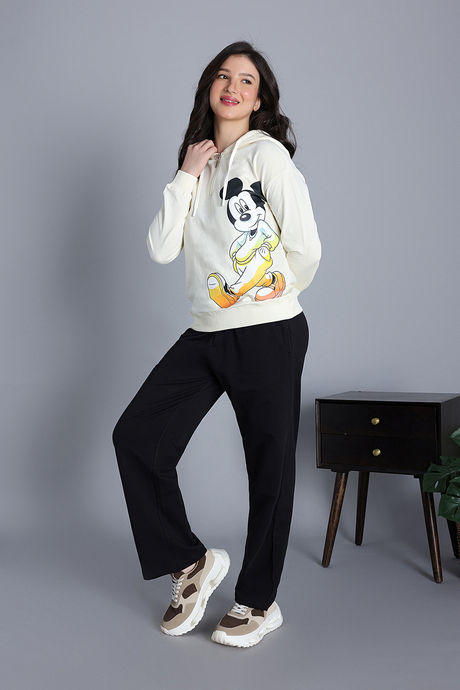 Zivame Mickey Mouse Loungewear Set - Black Beauty — image 4